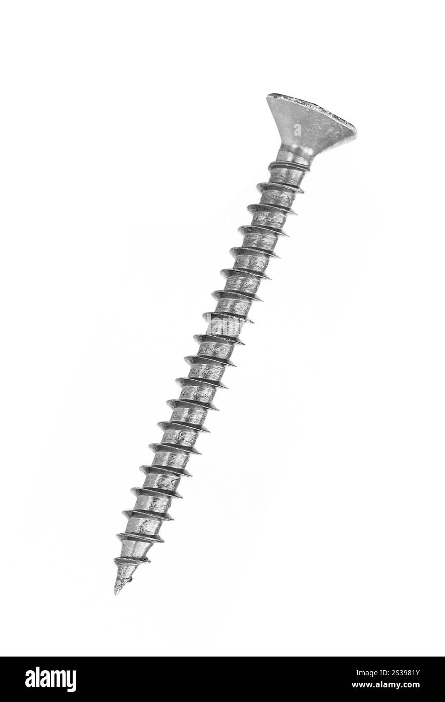 Screws isolated on white background. Screws isolated on white Stock Photo