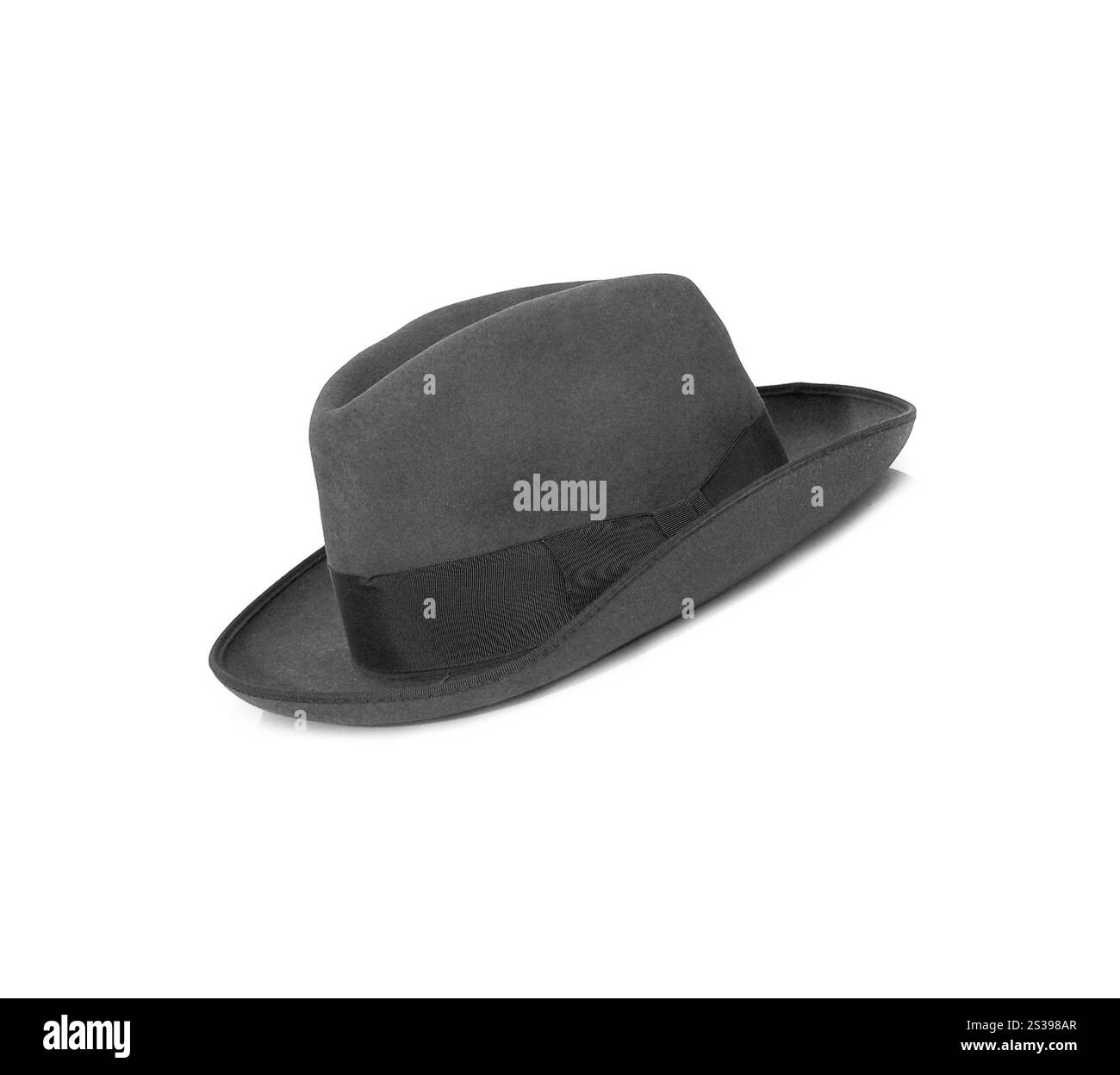 Black hat on the white background. Black hat Stock Photo - Alamy