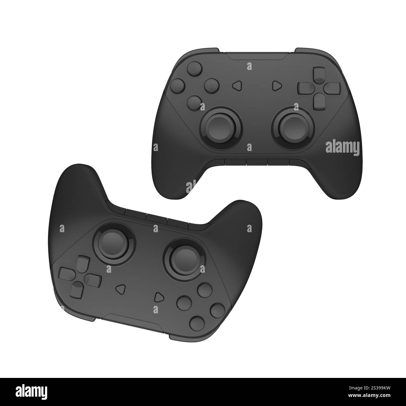 joysticks isolated on white background Stock Photo - Alamy