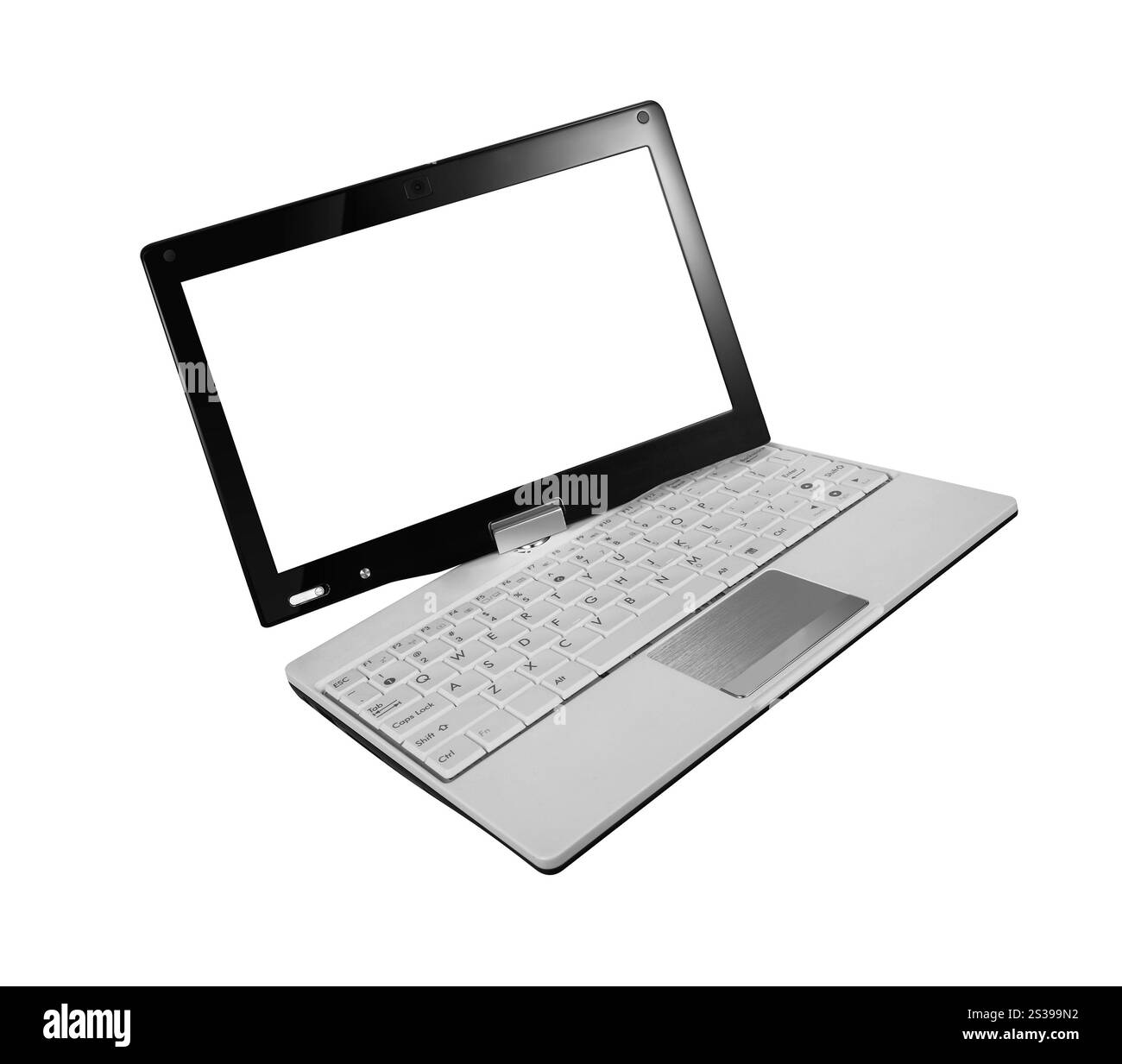 Laptop white screen hi-res stock photography and images - Alamy