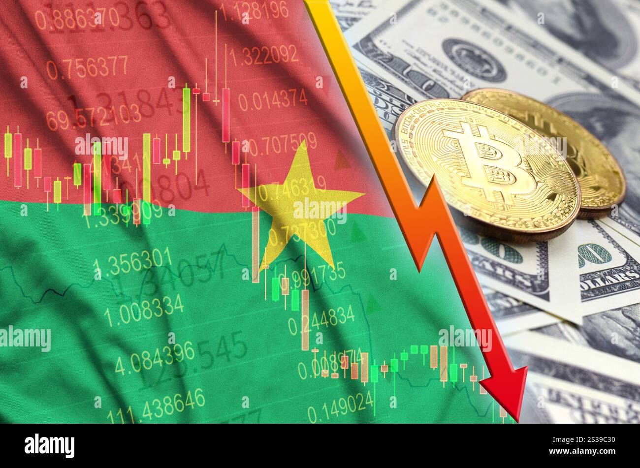Dollar symbol arrow down hi-res stock photography and images - Page 15 -  Alamy