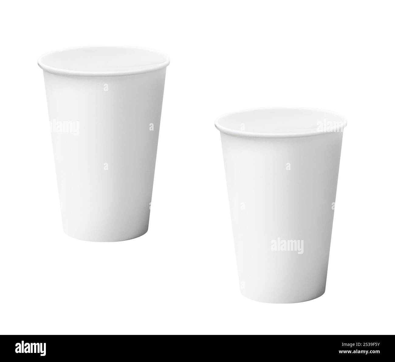 White Paper Cups. White Paper Cup Stock Photo - Alamy