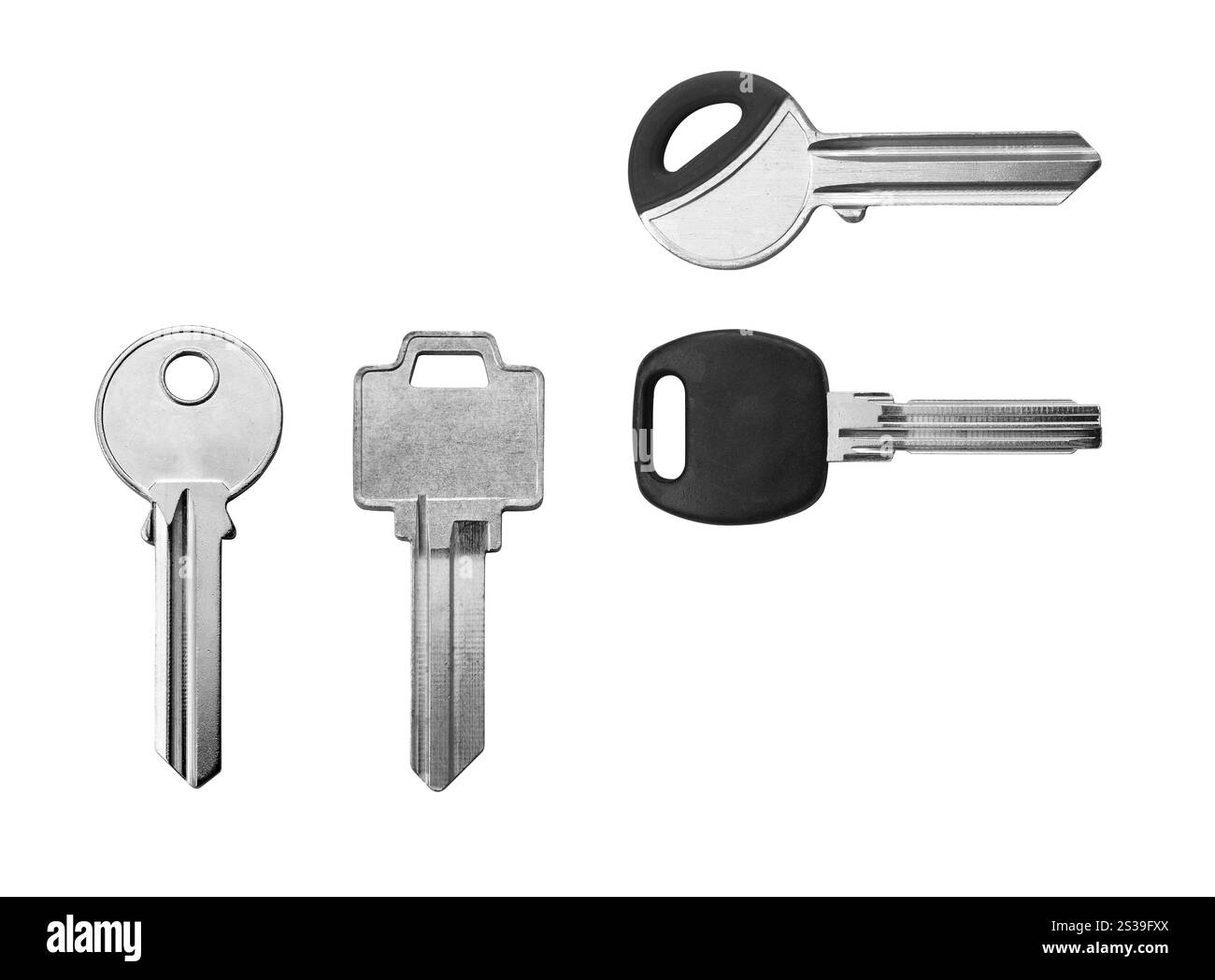 keys isolated on white background. keys isolated Stock Photo - Alamy