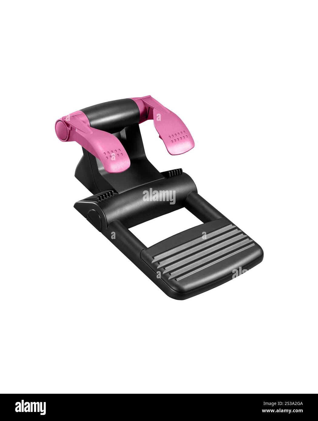 Computer steering pedals isolated on white background. Computer steering pedals isolated Stock Photo