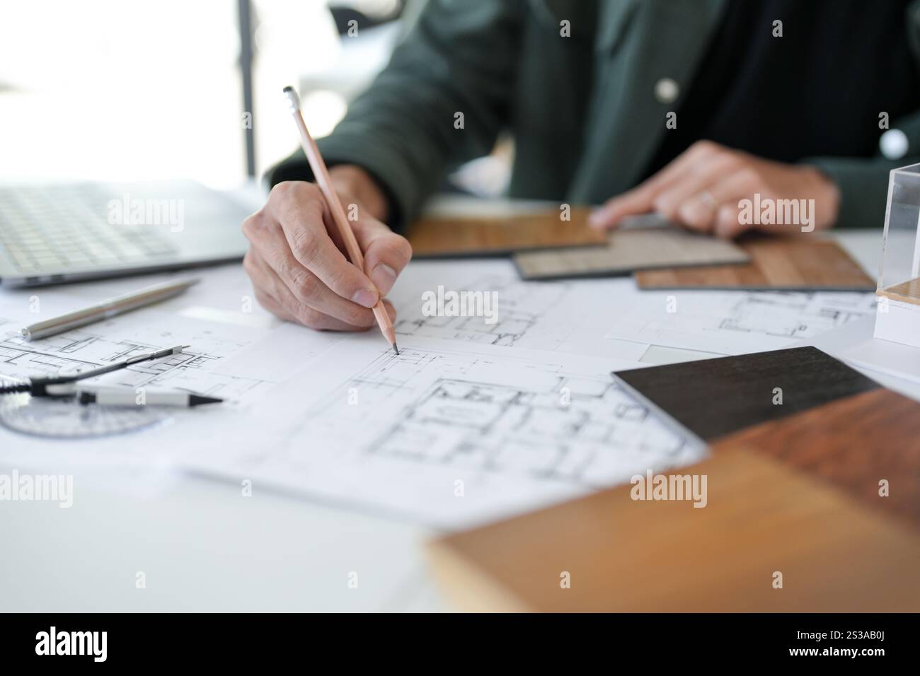Architecture interior Man Creative project plan designer home and ...