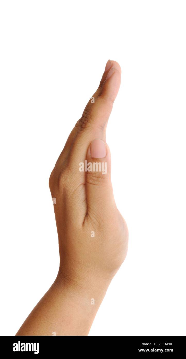 hand isolated on white background Stock Photo - Alamy