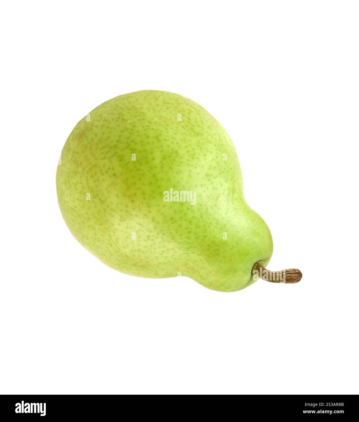 Green pear isolated on white background. Green pear Stock Photo - Alamy