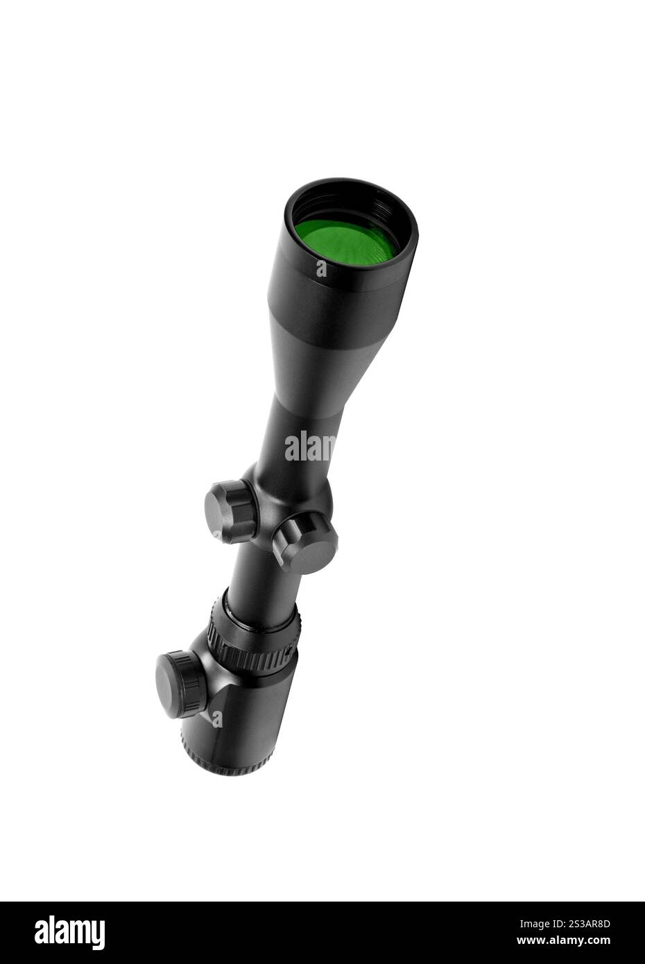 Scope White Image Rifle scope isolated on white background. Rifle scope on white Stock ...