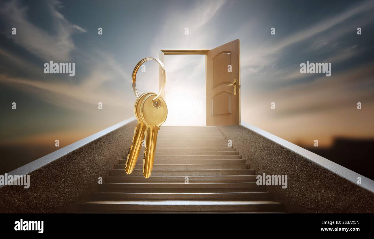 Illustration representing seizing an opportunity and success, featuring ...