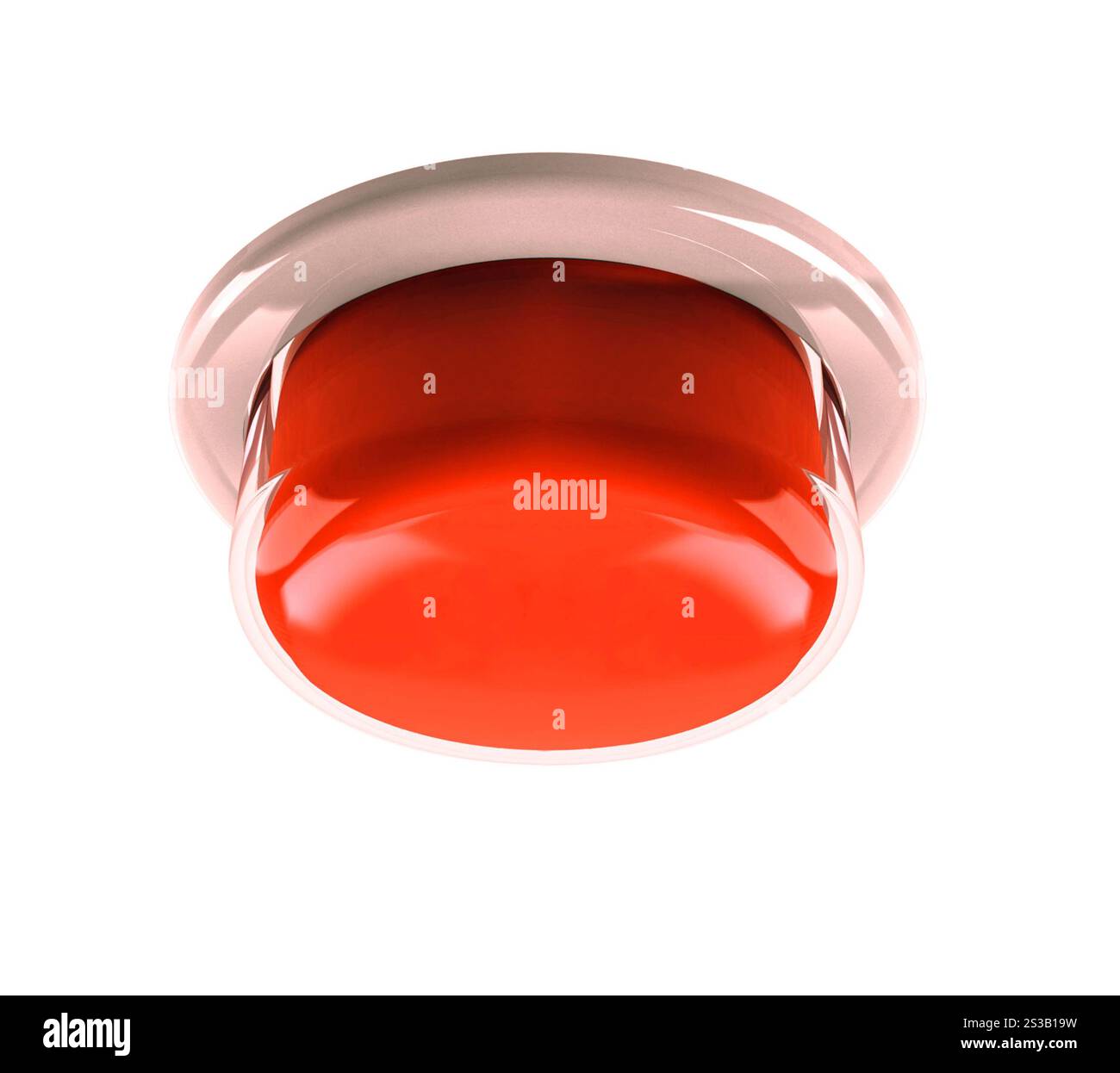red button isolated on white background. red button isolated Stock ...