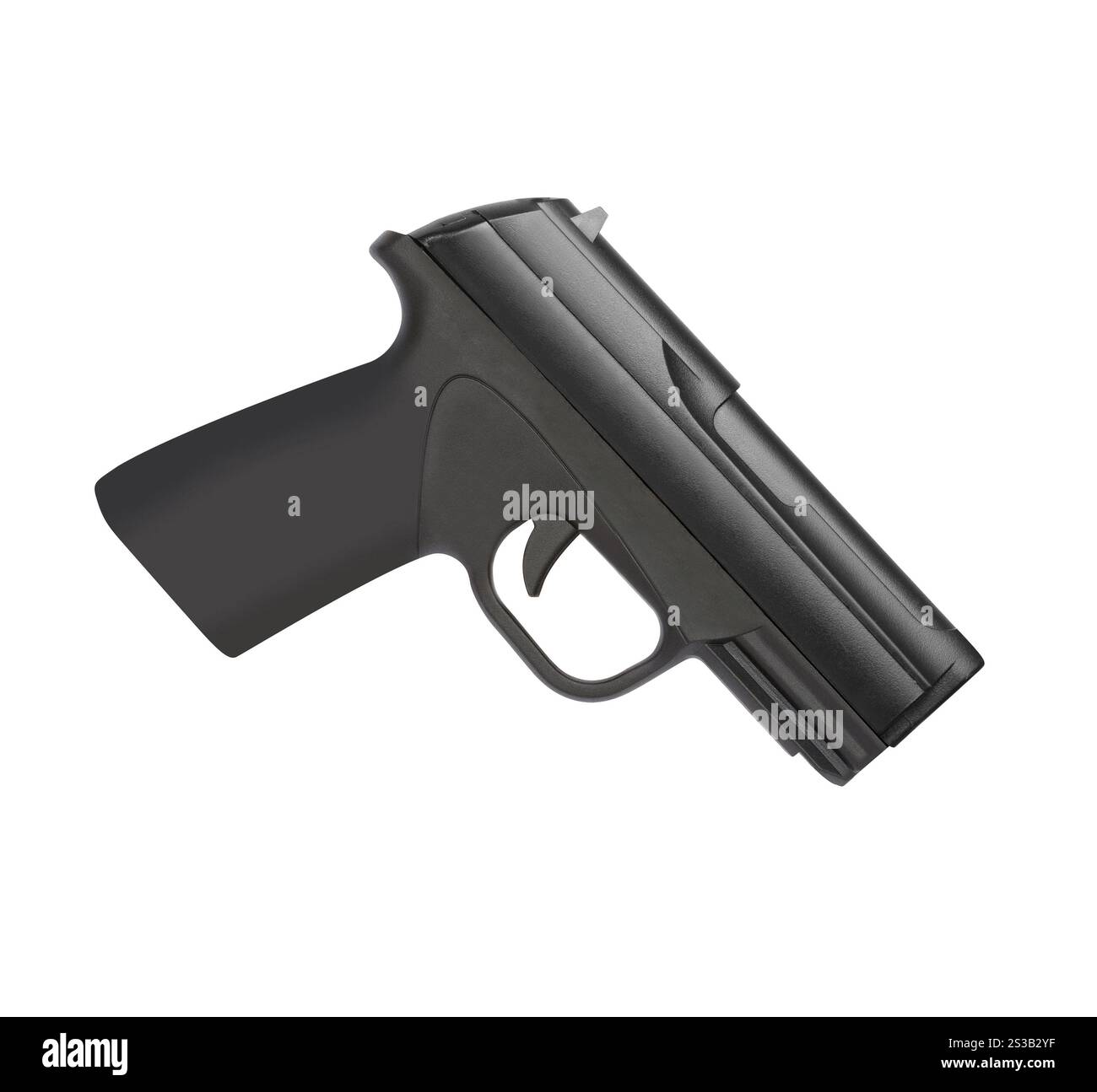 automatic pistol gun isolated on white background Stock Photo - Alamy