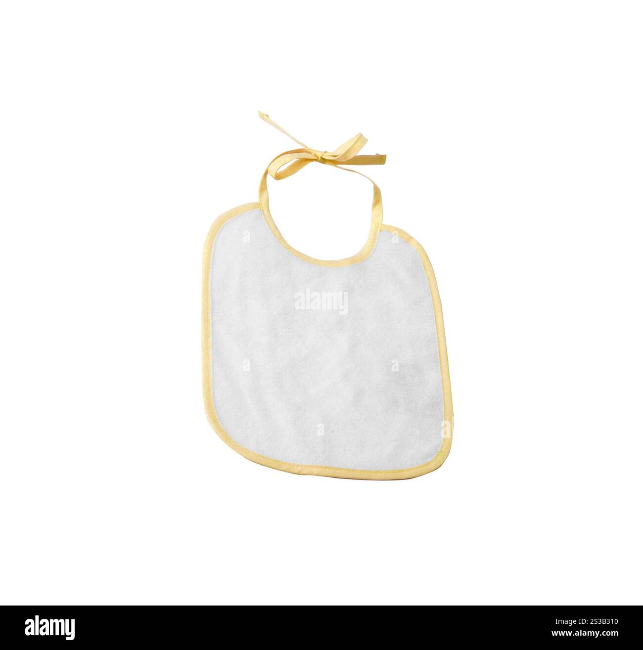 baby bib isolated on white background Stock Photo - Alamy