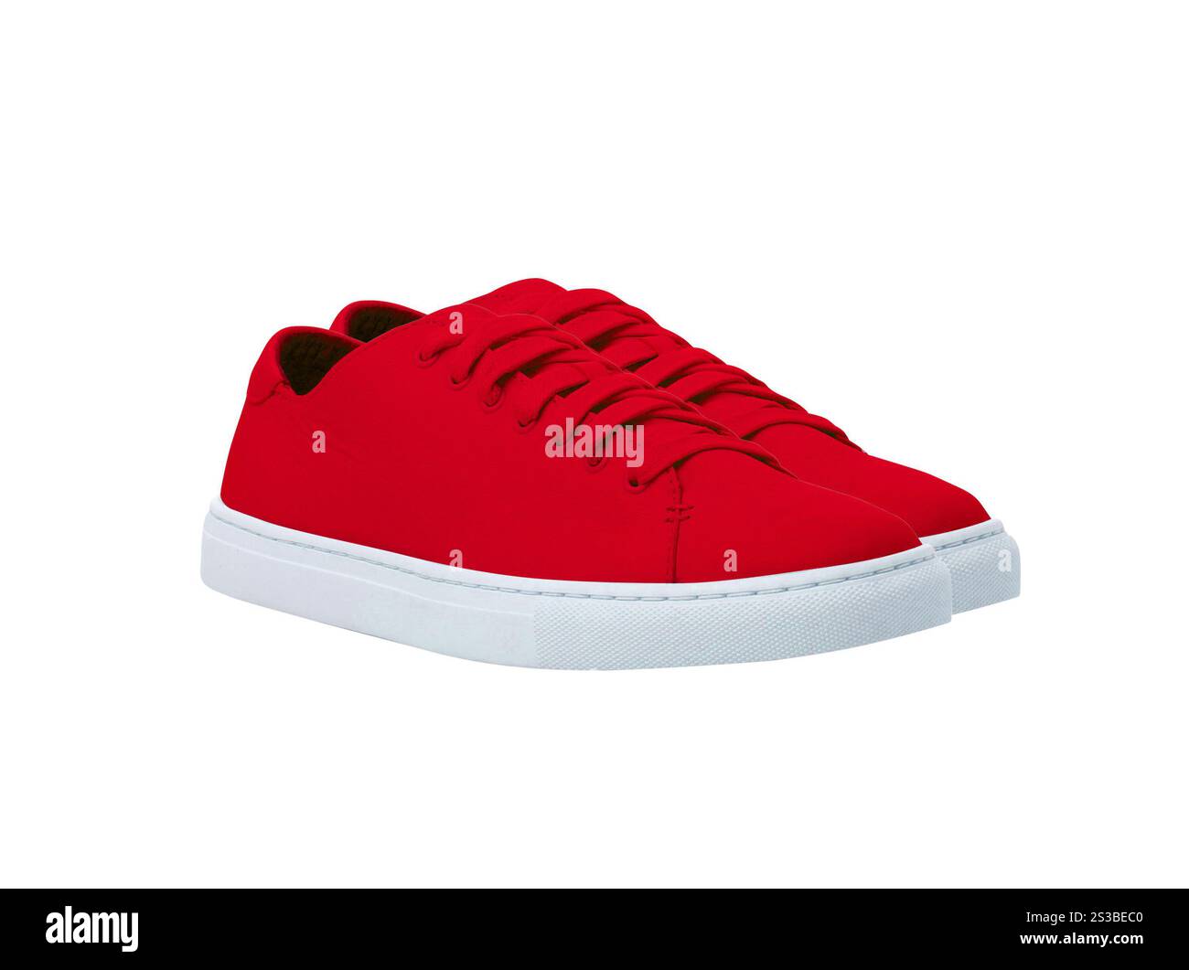 Pair of new sneakers Stock Photo