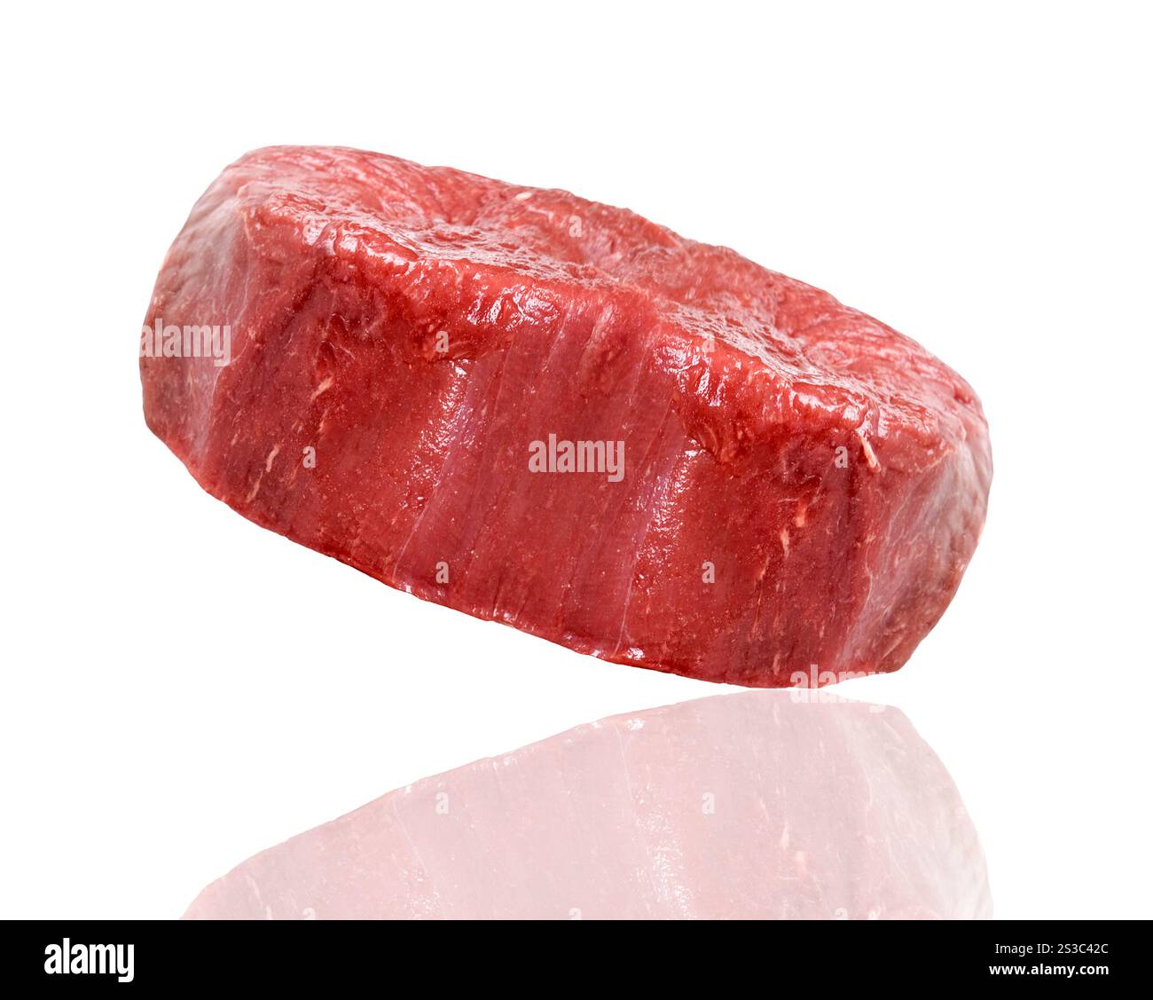 beef steak isolated on white background Stock Photo - Alamy