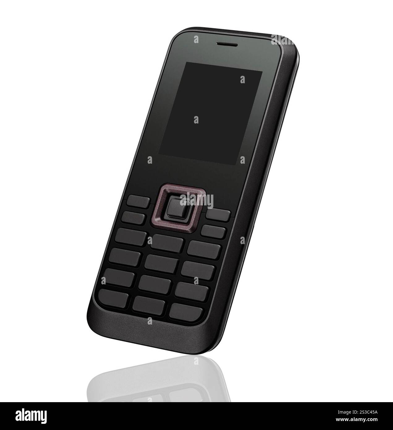 Simple cellphone isolated on white background. Simple cellphone ...