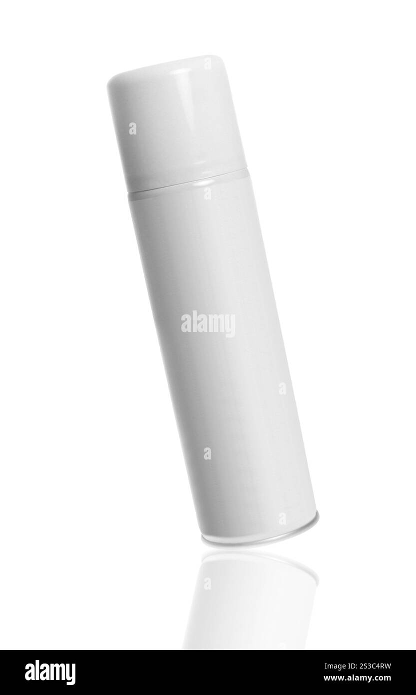 spray can isolated on white background Stock Photo - Alamy