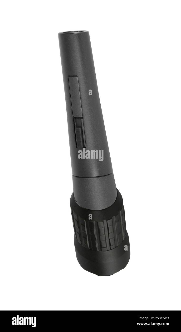 Flashlight isolated on white background Stock Photo - Alamy