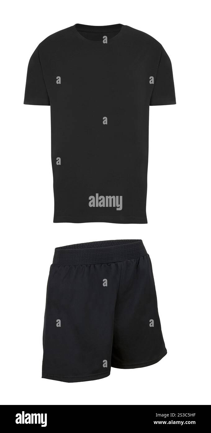 Black shorts black tshirt hi-res stock photography and images - Alamy