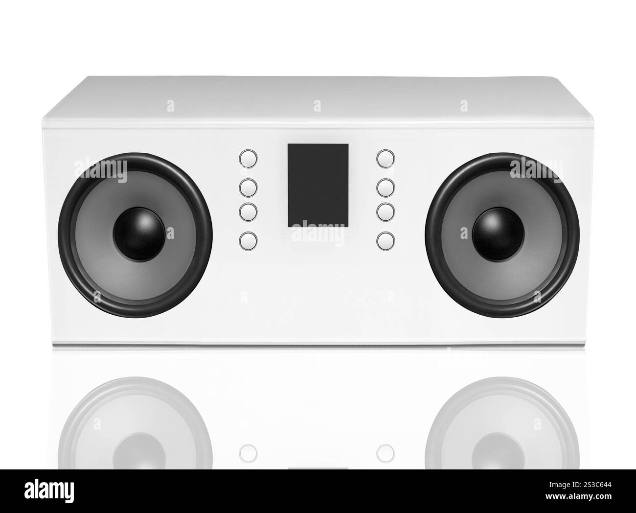 Retro portable cd player Black and White Stock Photos & Images - Alamy
