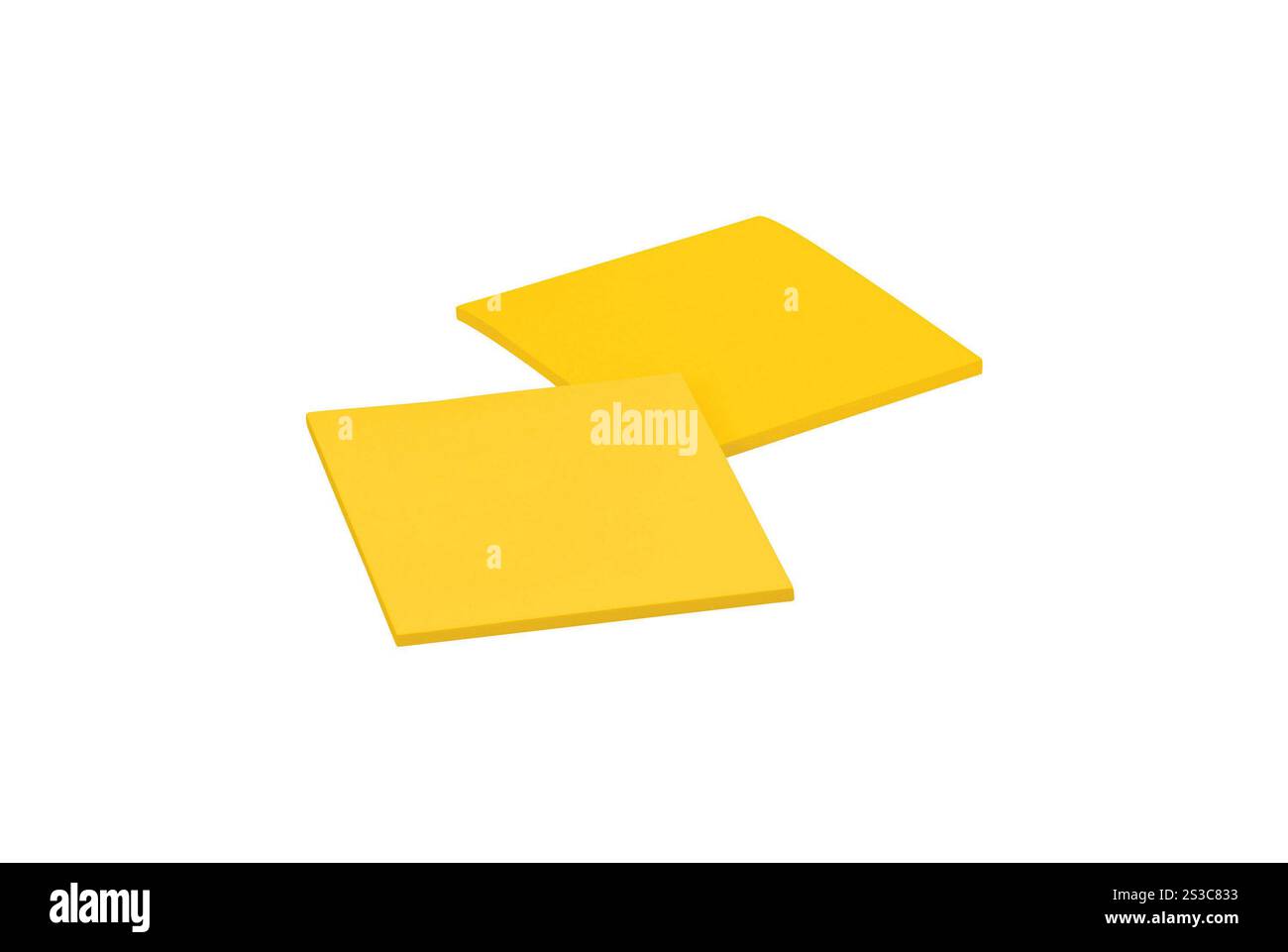 sticky post notes isolated Stock Photo