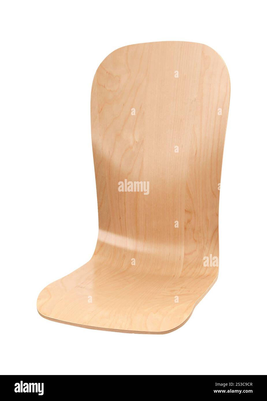Wooden chair isolated Stock Photo