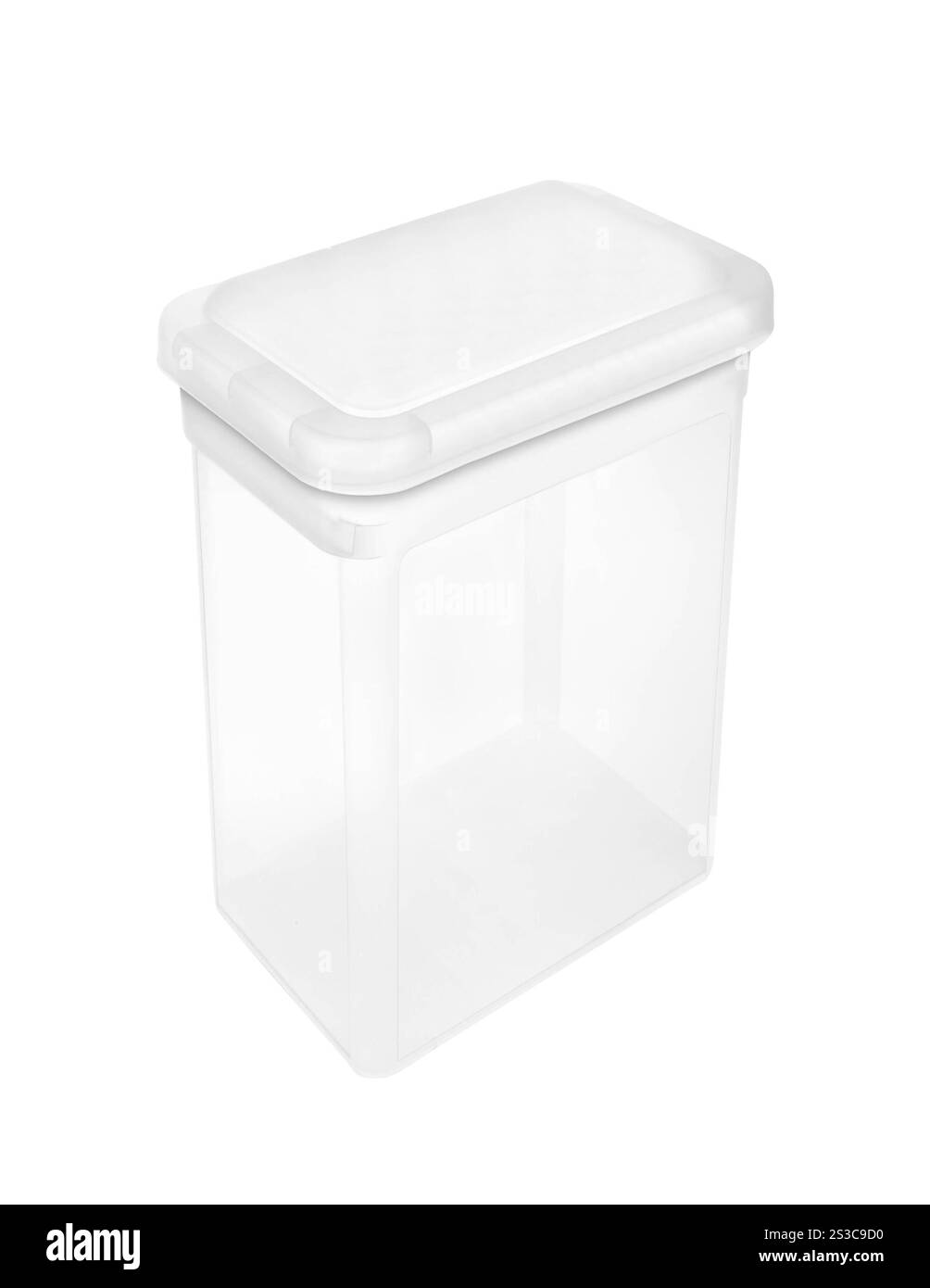 Plastic food box isolated Stock Photo Alamy
