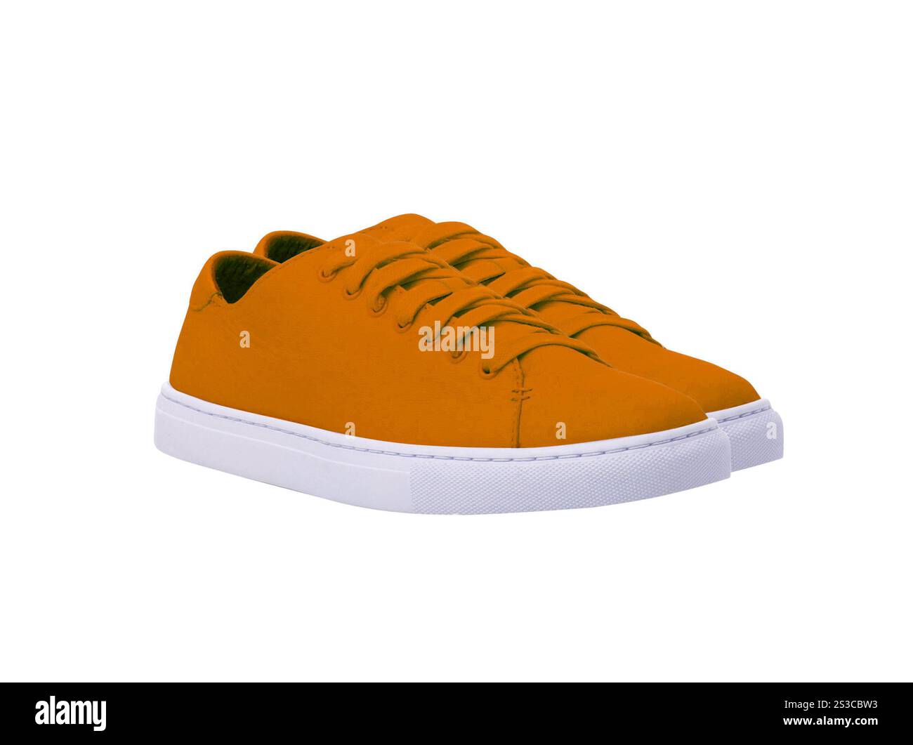 Pair of new sneakers Stock Photo