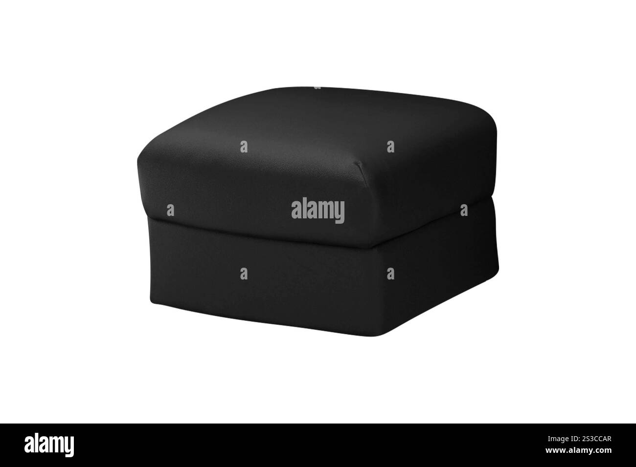 Soft stool isolated on white Stock Photo