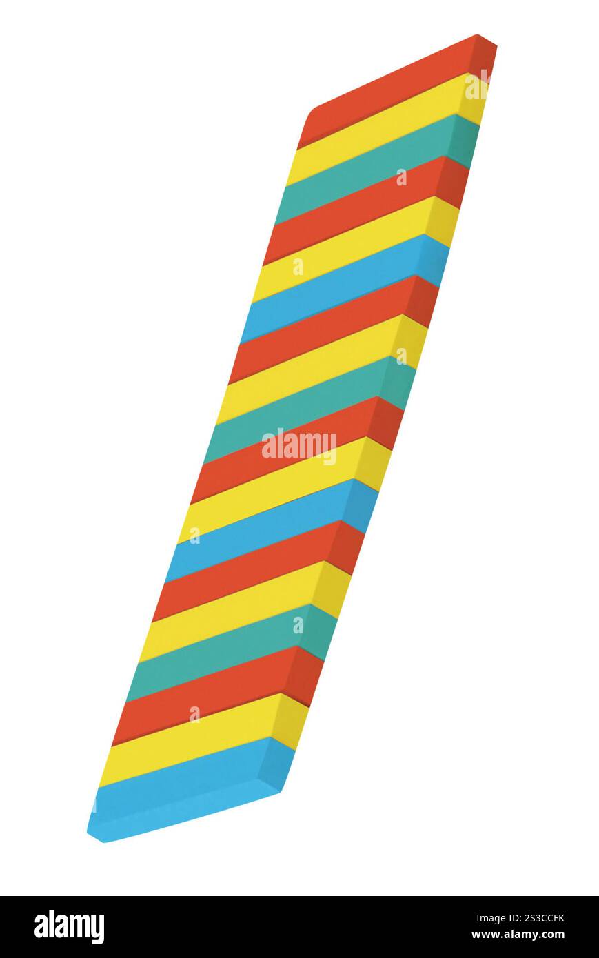 multicolor sticky post notes isolated on white Stock Photo
