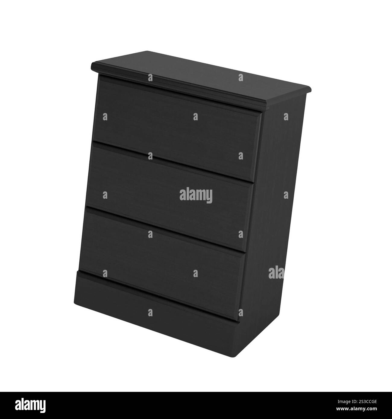 wooden office cabinet isolated on white background Stock Photo - Alamy