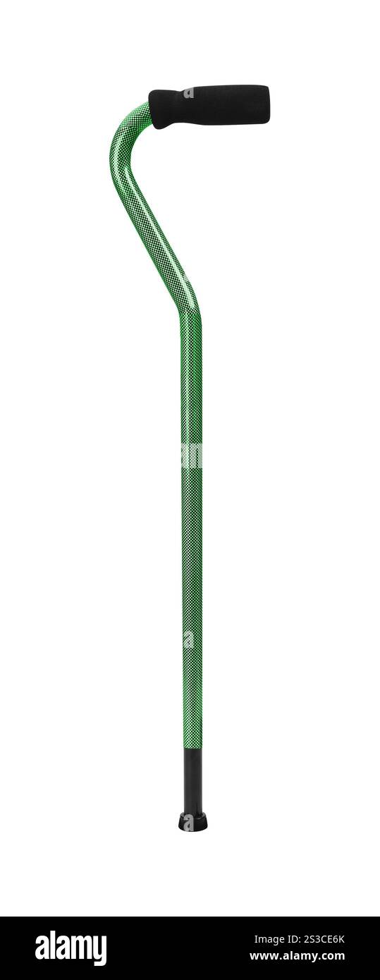 Walking cane on white background Stock Photo