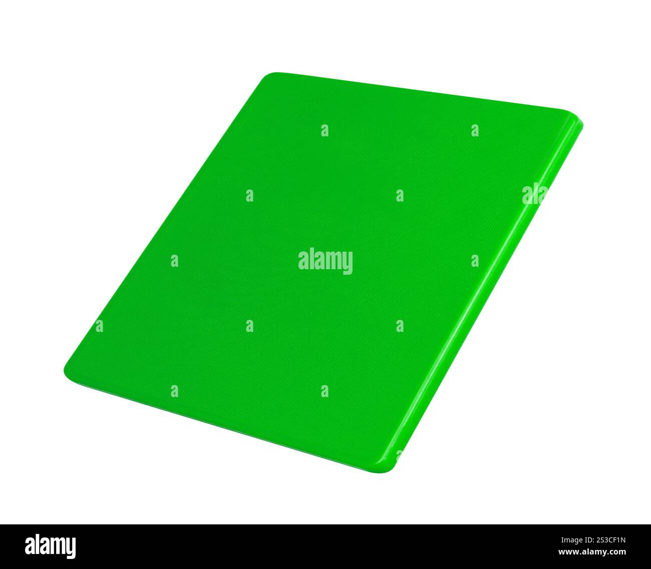 plastic cutting board isolated on white background Stock Photo