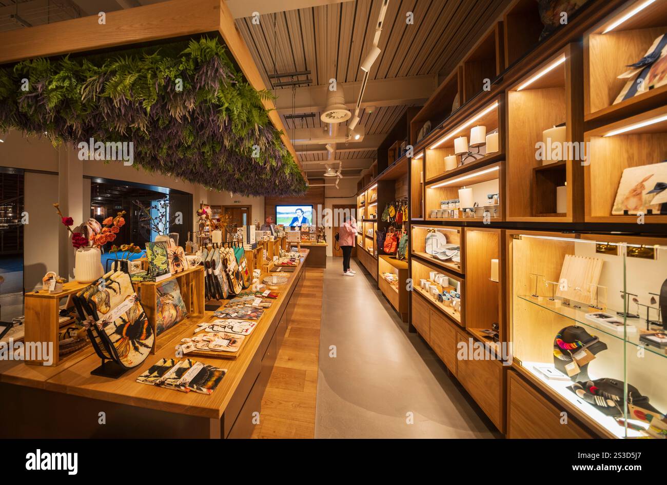 The visitor centre reception and shop, Ad Gefrin historical museum ...