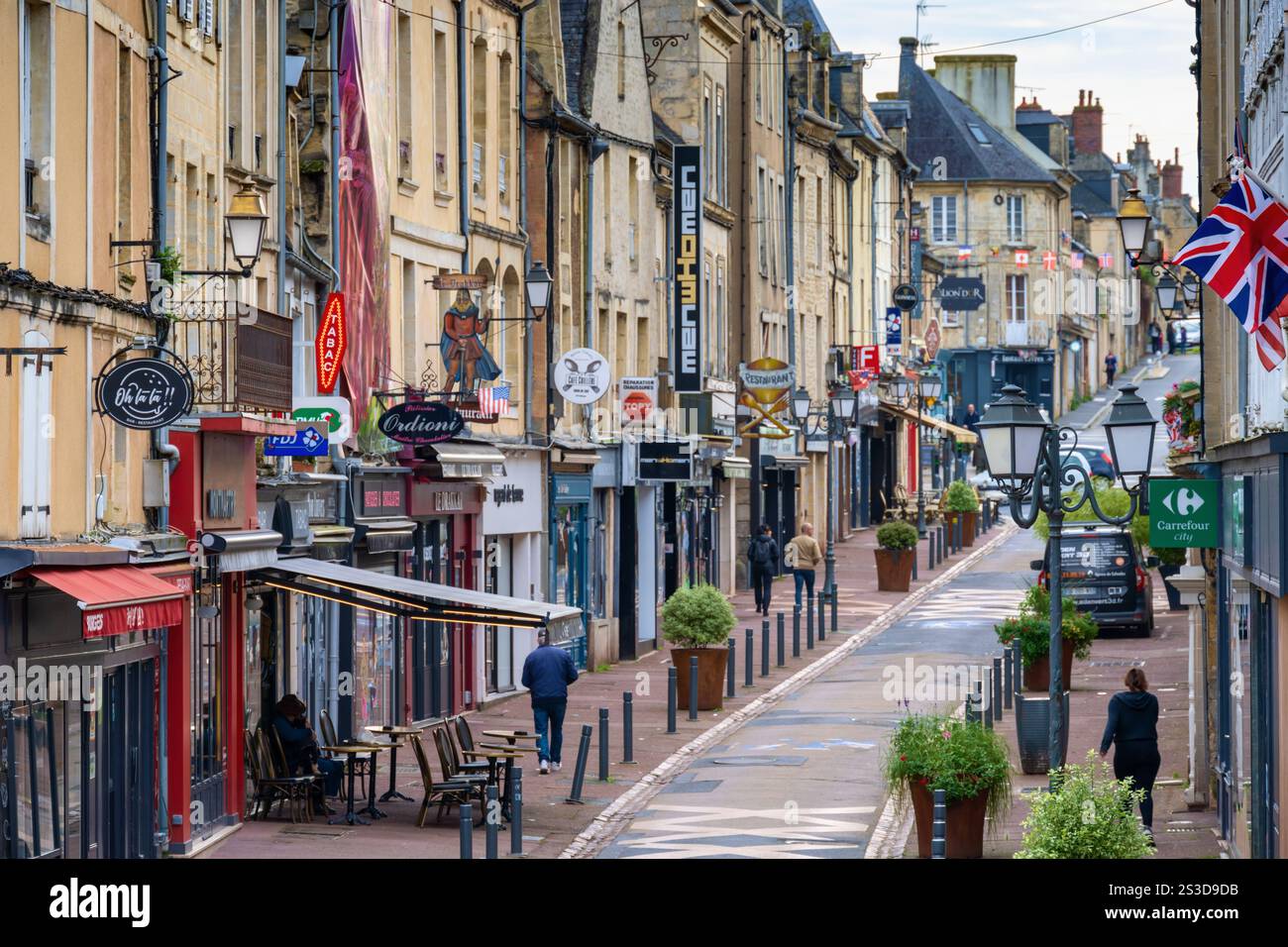 Bayeux City Centre, Normandy, France Stock Photo