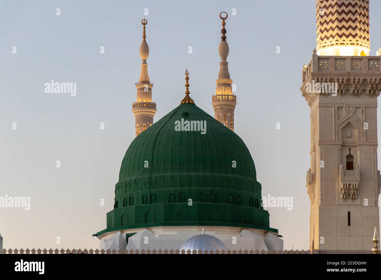 The Green Dome Of The Prophet Mosque In Medina Al Masjid Al Nabawi the-green-dome-of-the-prophet-mosque-in-medina-al-masjid-al-nabawi