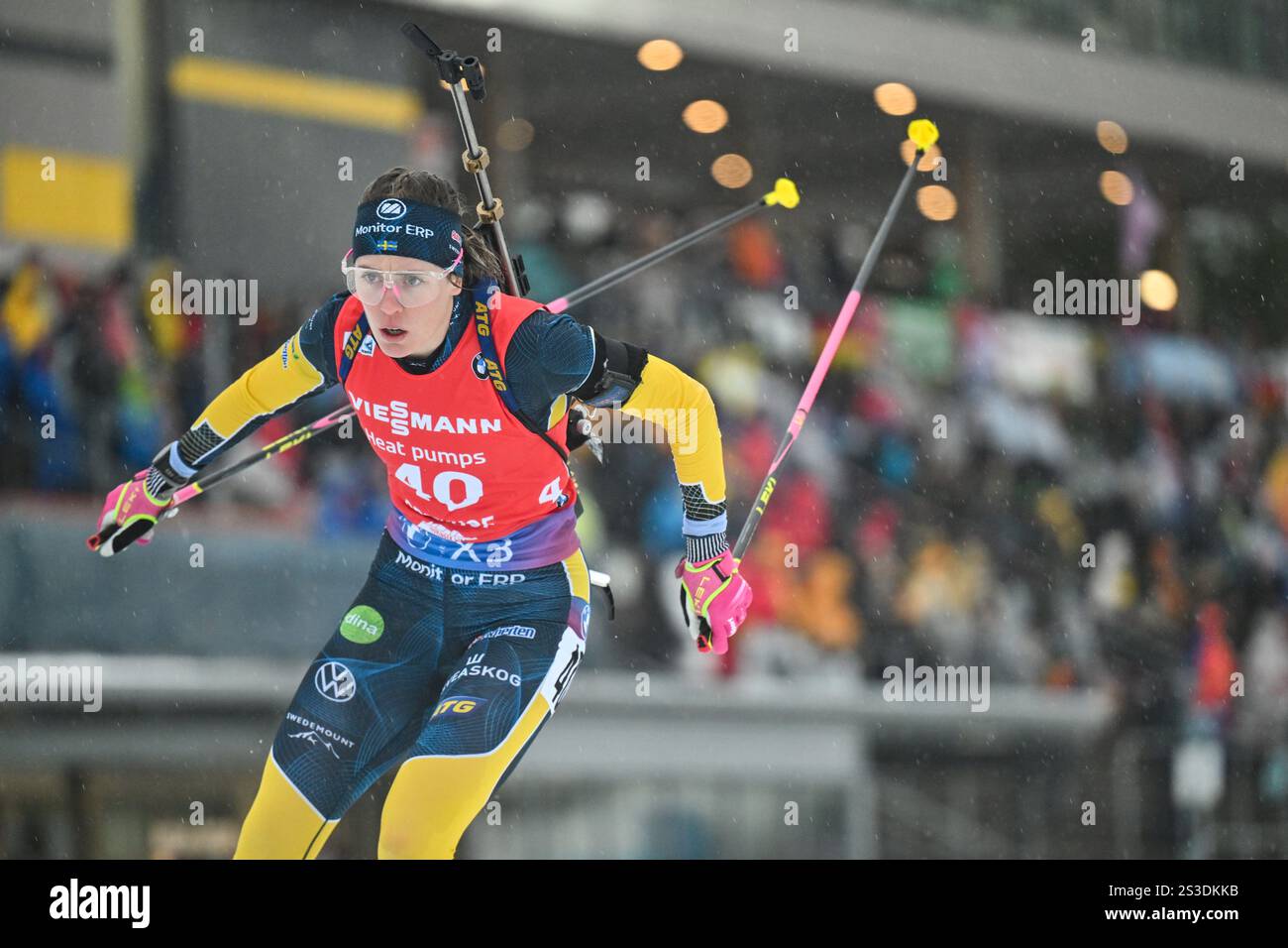 09 January 2025, Thuringia, Oberhof Biathlon World Cup, sprint 7.5 km