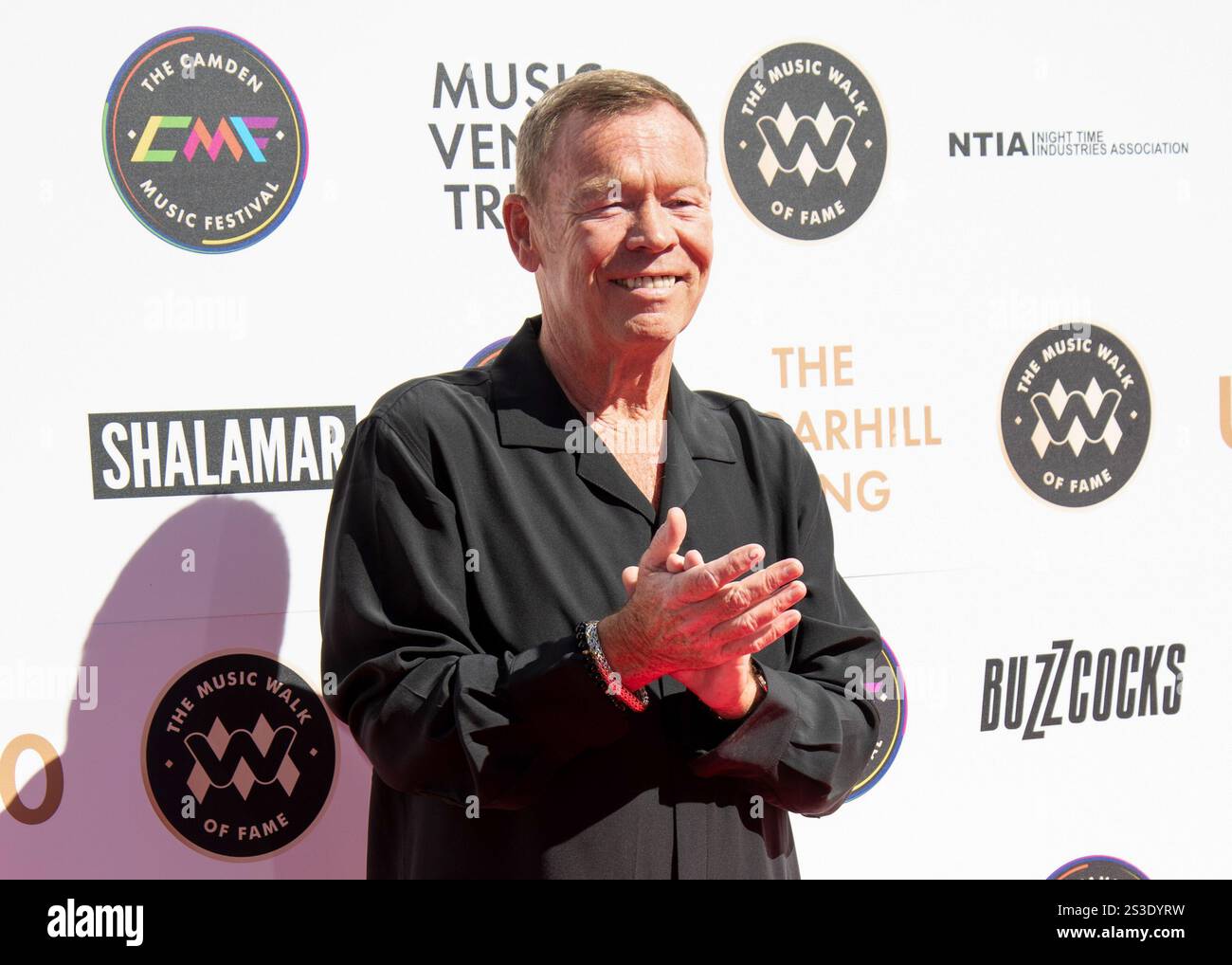 Ali Campbell during UB40's Music Walk of Fame plaque unveiling in ...