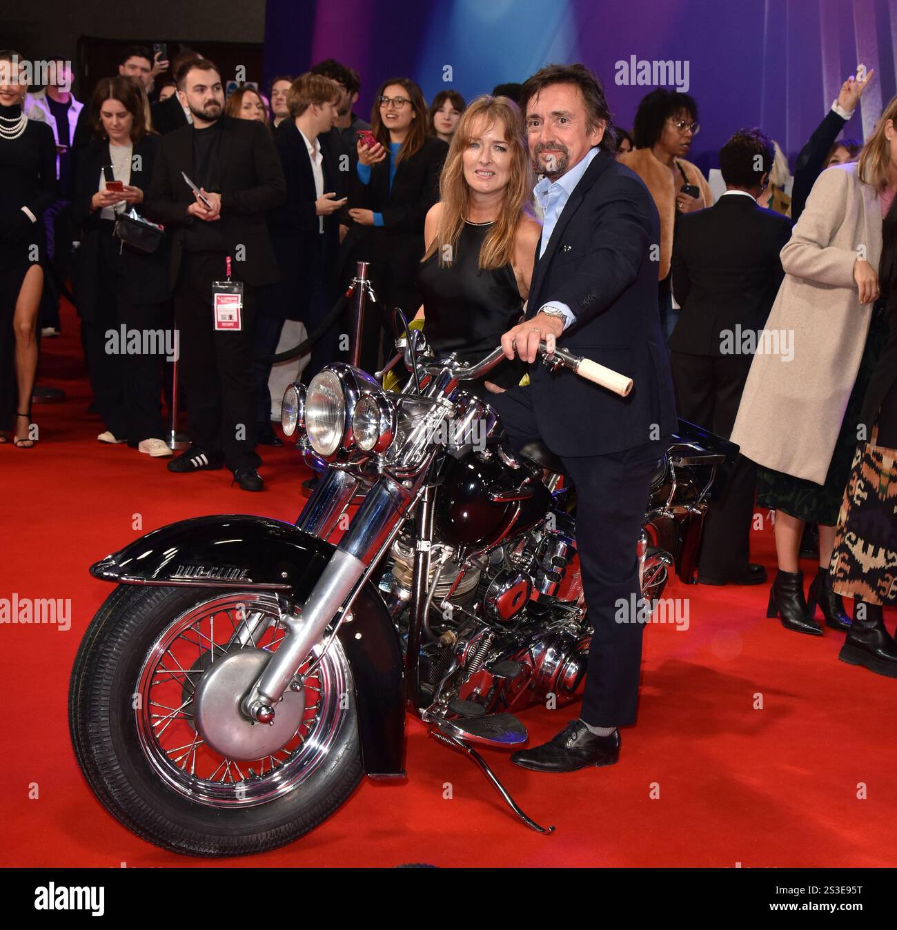 Richard Hammond And Mindy Hammond Attends The Bikeriders Premiere 