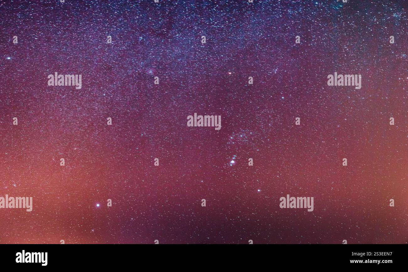Night Starry Sky With Glowing Stars. Night Starry Sky Background Stock ...