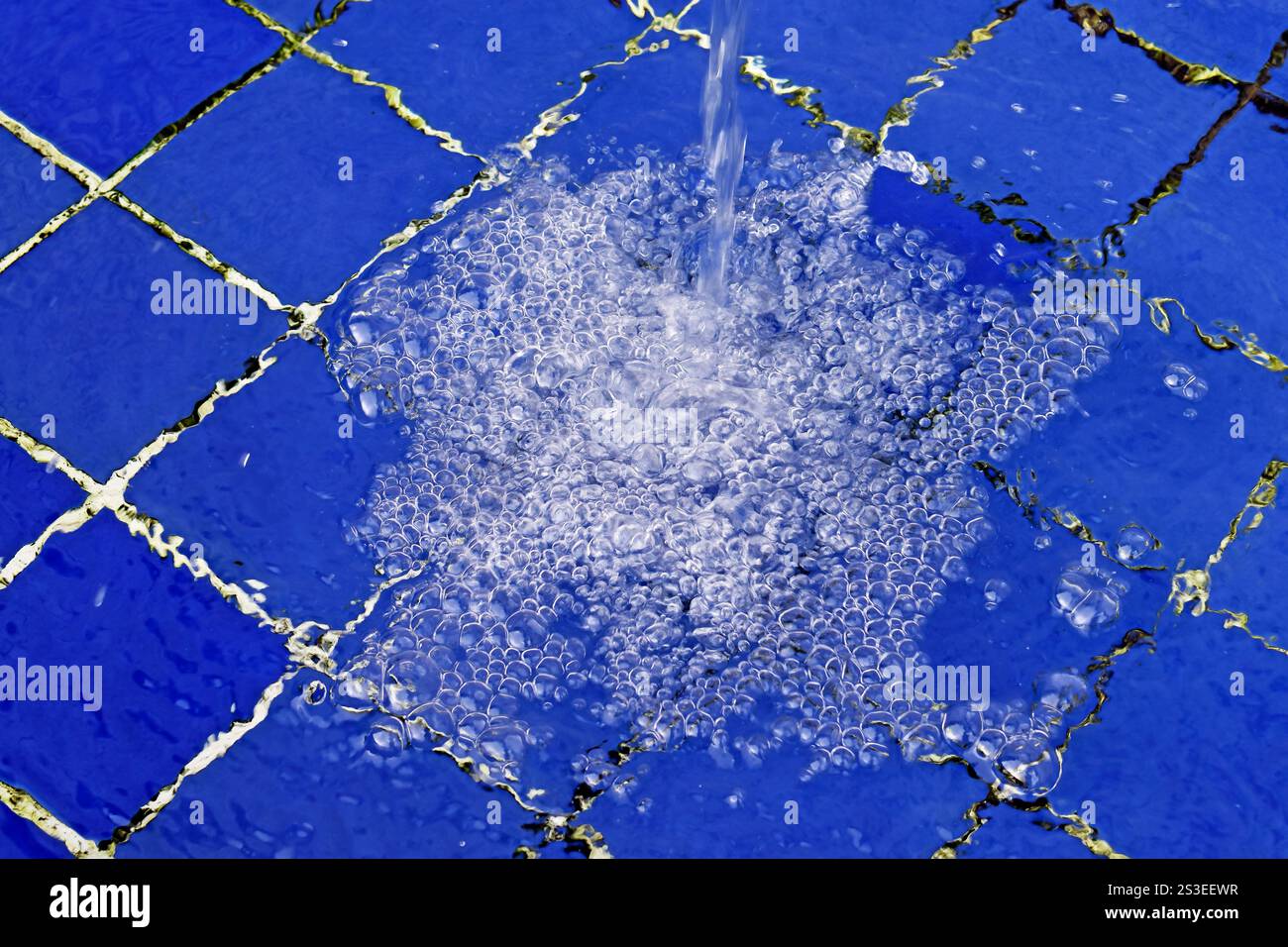 Fountain water detail in Teresopolis, Rio de Janeiro, Brazil Stock Photo