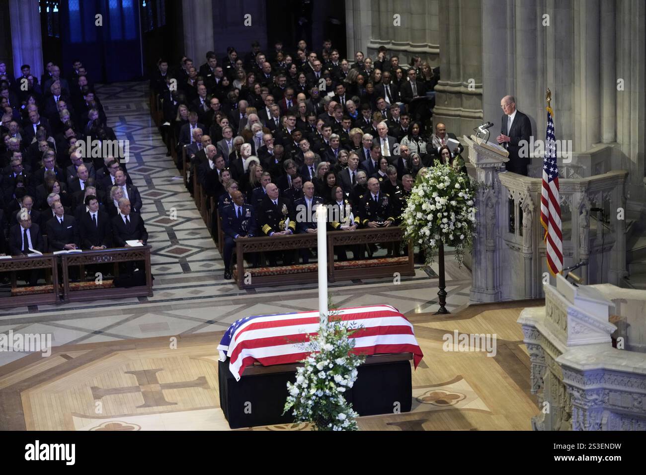 Steve Ford, son of the late former President Gerald Ford, speaks a ...