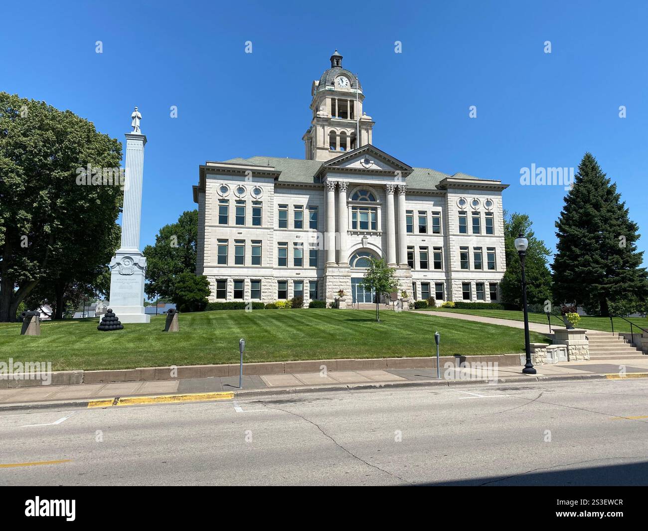 Muscatine County Courthouse, Iowa - Smartphone Captured Stock Image