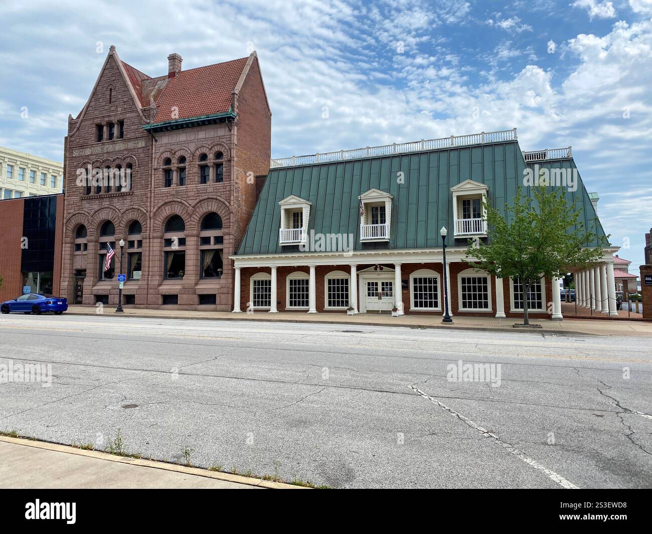 Historic buildings in Quincy, Illinois - Smartphone Captured Stock Image