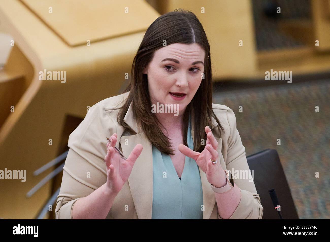 Edinburgh Scotland, UK 09 January 2025. Minister for Children, Young ...