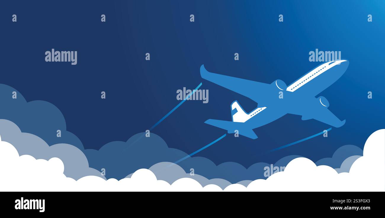 Above the cloud cover Stock Vector Images - Alamy