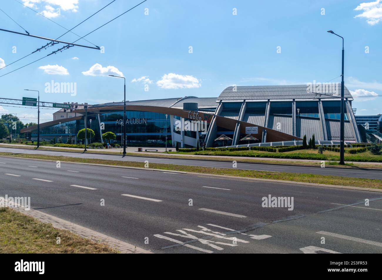 Lublin, Poland - May 26, 2024: Aquapark Aqua Lublin. Stock Photo