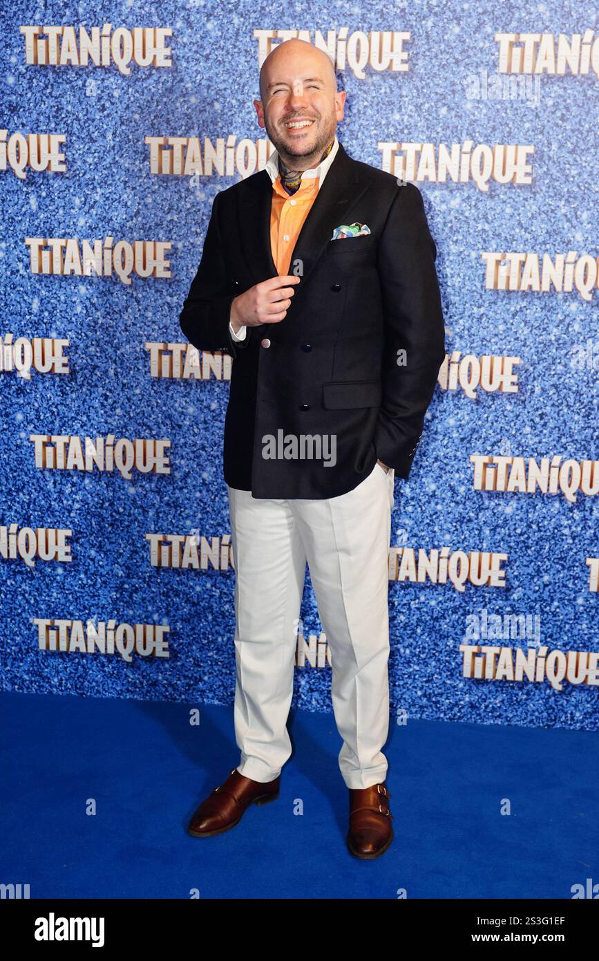 Tom Allen attends the opening night of Titanique at Criterion Theatre