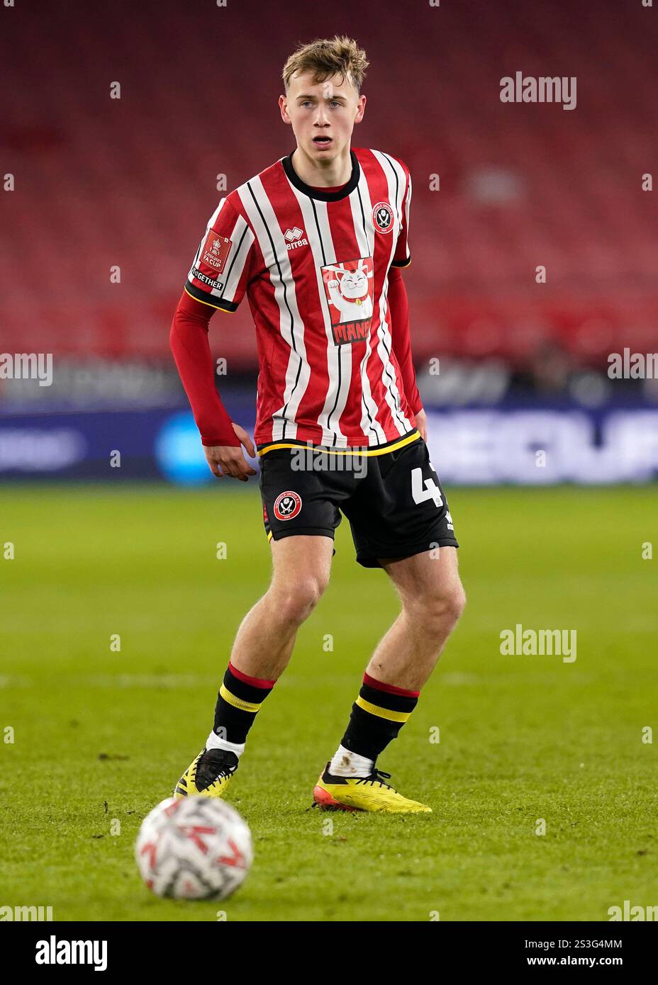 Sheffield, England, 9th January 2025. Billy Blacker of Sheffield United