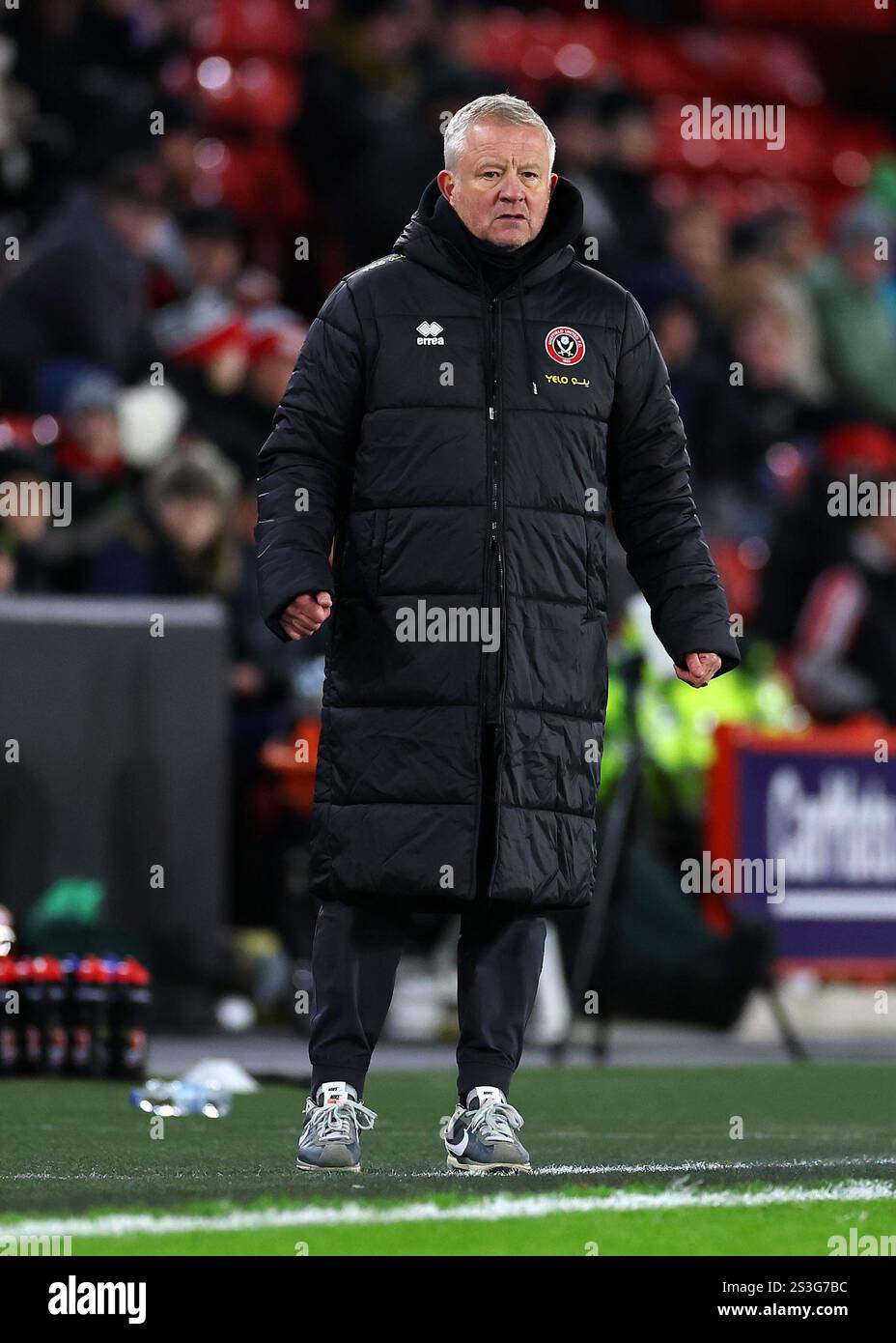 Sheffield, England, 9th January 2025. Chris Wilder manager of Sheffield