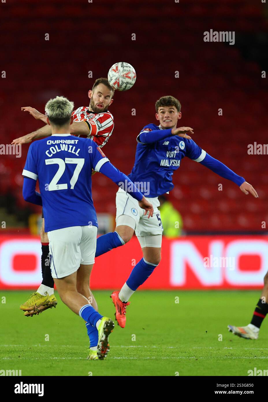 Sheffield, England, 9th January 2025. Rhys Norrington Davies of